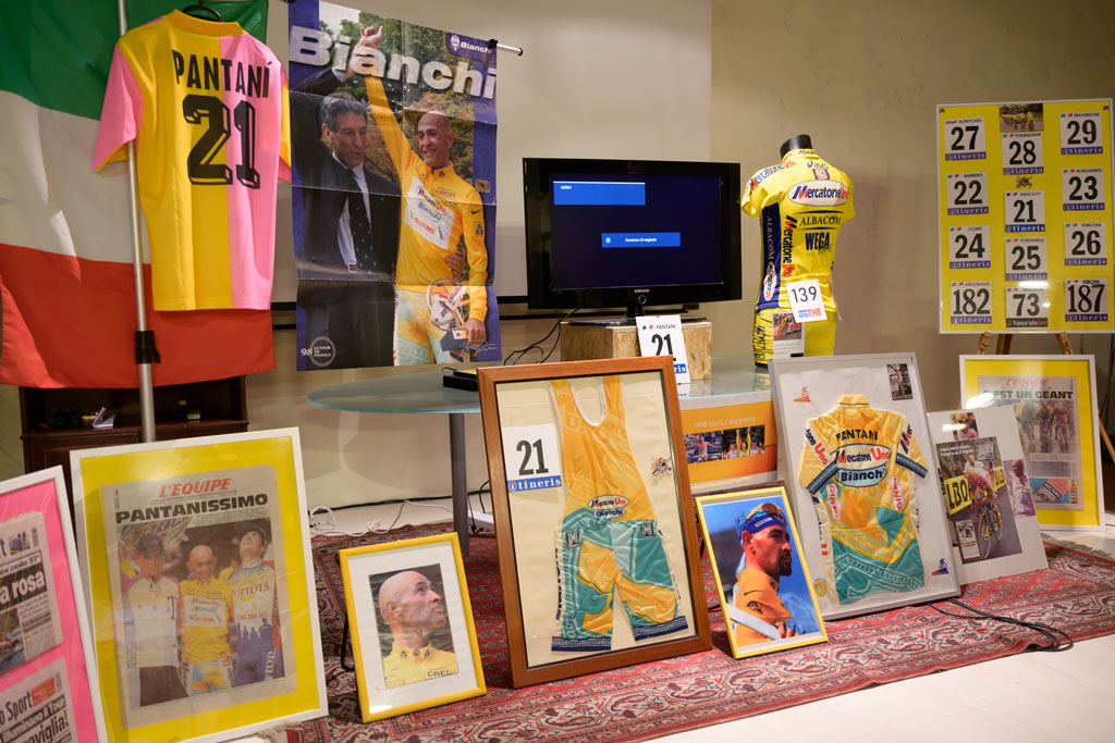 Slide 50Pantani – exhibition of Pantani’s bikes and memorabilia